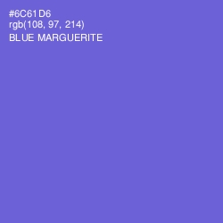 #6C61D6 - Blue Marguerite Color Image
